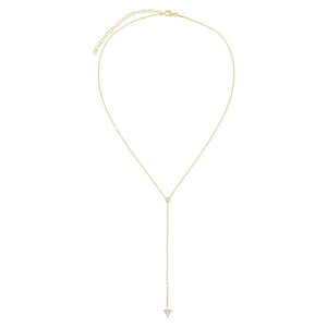  Heart Stone Lariat - Adina Eden's Jewels