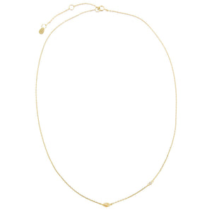  Tiny CZ Evil Eyelash Necklace - Adina Eden's Jewels