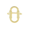 Gold / 8 Solid Open Oval Ring - Adina Eden's Jewels