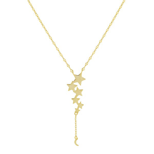 Gold Celestial Lariat - Adina Eden's Jewels