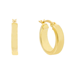  Thick Wide Hoop Earring - Adina Eden's Jewels