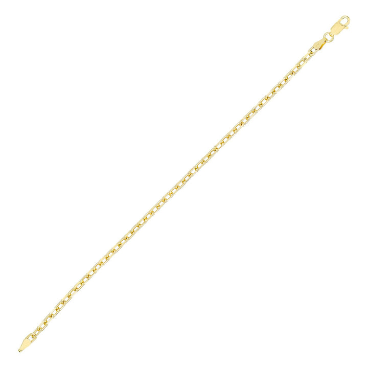 Gold Box Link Bracelet - Adina Eden's Jewels