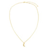  Solid Crescent Link Necklace - Adina Eden's Jewels