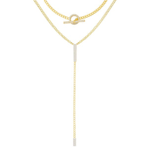 Gold The Pavé Cuban Holiday Gift Combo Set - Adina Eden's Jewels