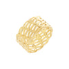 Gold / 7 Wide Woven Ring - Adina Eden's Jewels