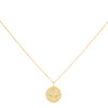 Gold Rose Coin Necklace - Adina Eden's Jewels
