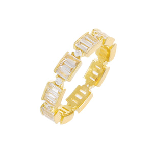  CZ Baguette Ring - Adina Eden's Jewels