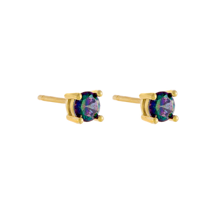 Opal Mini Opal Stud Earring - Adina Eden's Jewels