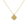 Gold CZ Compass Necklace - Adina Eden's Jewels