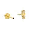  Hamsa Threaded Stud Earring 14K - Adina Eden's Jewels