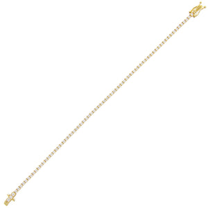 14K Gold / 7" CZ Tennis Bracelet 14K - Adina Eden's Jewels