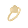 Gold / 7 Dainty Heart Ring - Adina Eden's Jewels