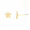 Gold Solid Star Stud Earring - Adina Eden's Jewels
