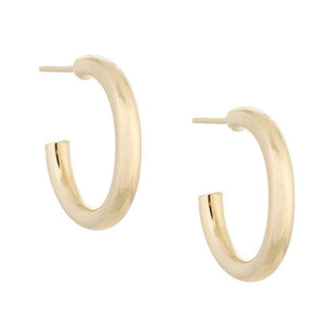 Gold Mini Hollow Hoops - Adina Eden's Jewels