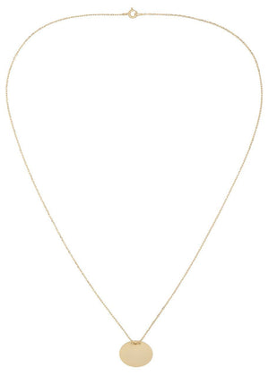  Oval Tag Necklace - Adina Eden's Jewels