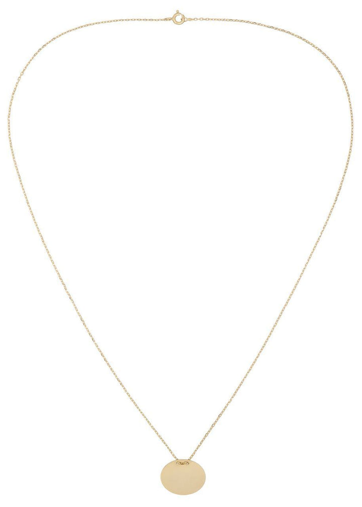  Oval Tag Necklace - Adina Eden's Jewels