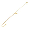 Gold Chain x Tennis Key Bracelet - Adina Eden's Jewels