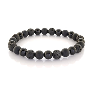 Onyx Matte Onyx Bead Bracelet - Adina Eden's Jewels