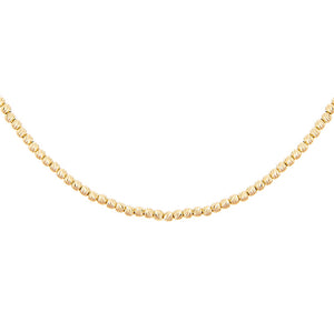 14K Gold Beaded Adjustable Choker 14K - Adina Eden's Jewels