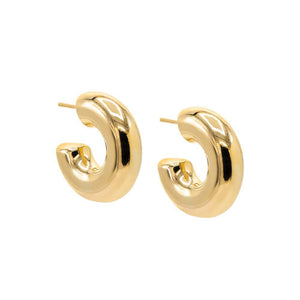 Gold / 25MM Bubble Hoop Earring - Adina Eden's Jewels