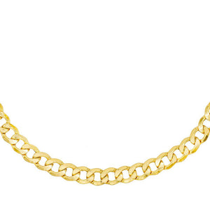 14K Gold XL Hollow Cuban Choker 14K - Adina Eden's Jewels
