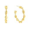 Gold Spiral Hoop Earring - Adina Eden's Jewels