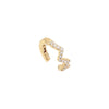14K Gold Diamond Zig Zag Ear Cuff 14K - Adina Eden's Jewels