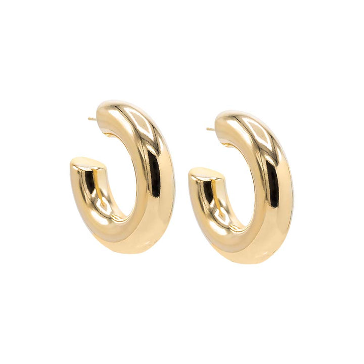 Gold / 30MM Chunky Bubble Hoop Earring - Adina Eden's Jewels