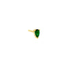 Emerald Green / Single Colored Pear Shape Stud Earring - Adina Eden's Jewels