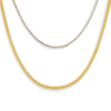Gold Diamond & Chain Necklace Combo Set - Adina Eden's Jewels
