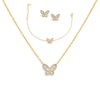 Gold Butterfly Fly Away Combo Set - Adina Eden's Jewels