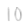 Silver / 30 MM Solid Hoop Earring - Adina Eden's Jewels