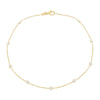 Gold Diamond By The Yard Anklet - Adina Eden's Jewels