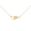  Diamond Clasp Necklace 14K - Adina Eden's Jewels