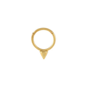 14K Gold Spike Cartilage Huggie Earring 14K - Adina Eden's Jewels