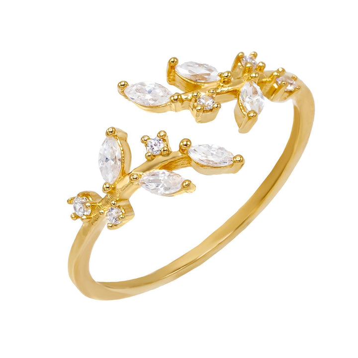  Diamond Shape CZ Ring - Adina Eden's Jewels