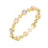 Gold / 8 Pastel Stone Ring - Adina Eden's Jewels