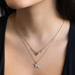 Pavé Star Necklace - Adina Eden's Jewels