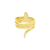  Solid Snake Twist Ring - Adina Eden's Jewels