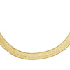 Gold / 17” Wide Herringbone Necklace - Adina Eden's Jewels