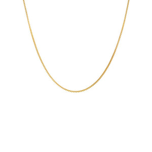 Gold / 16" Box Chain Necklace - Adina Eden's Jewels