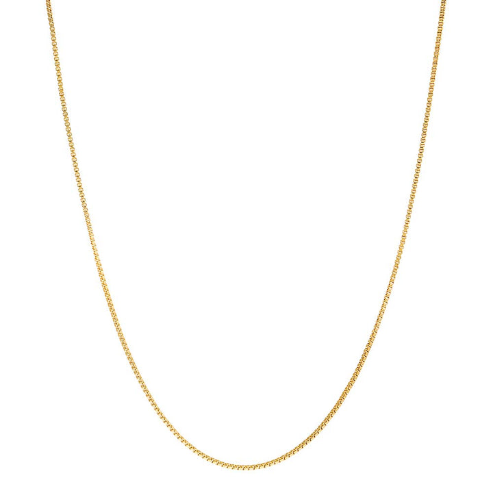 Gold / 24" Box Chain Necklace - Adina Eden's Jewels