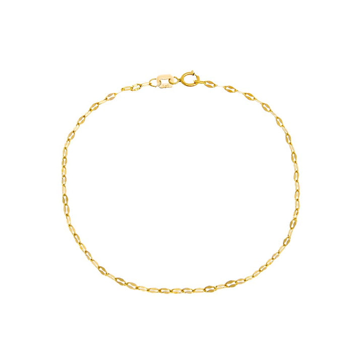 14K Gold / 7" Mariner Link Chain Bracelet 14K - Adina Eden's Jewels