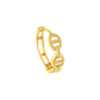 14K Gold / Single Mariner Huggie Earring 14K - Adina Eden's Jewels
