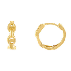  Mariner Huggie Earring 14K - Adina Eden's Jewels