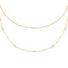 Gold Beaded Chain Necklace Combo Set - Adina Eden's Jewels