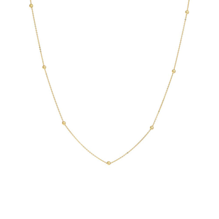 14K Gold / 16" Ball Chain Necklace 14K - Adina Eden's Jewels