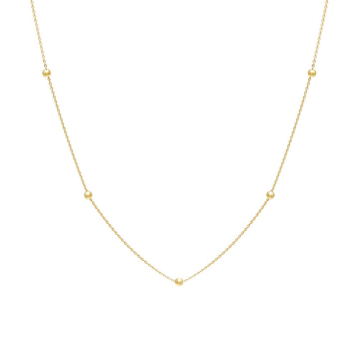  Ball Chain Necklace 14K - Adina Eden's Jewels