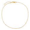 Gold Beaded Chain Anklet - Adina Eden's Jewels
