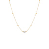 Pearl White Pearl Ball Chain Necklace - Adina Eden's Jewels